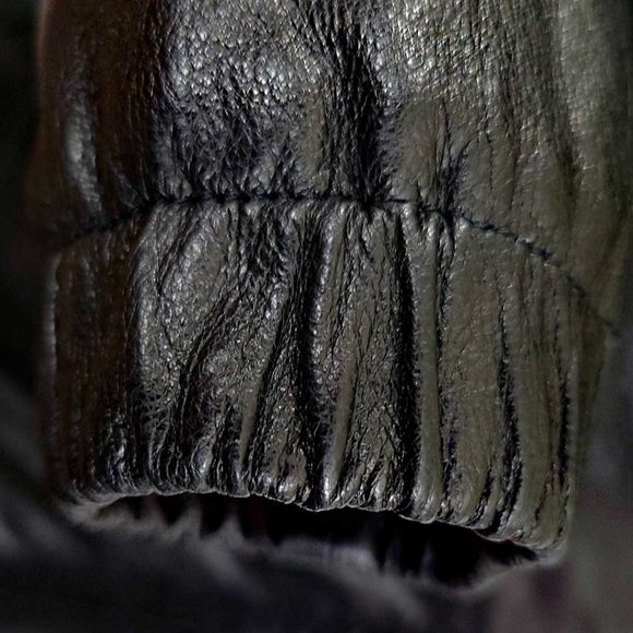 J Brand BAEZ Premium Lamb Leather Top - Picture 7 of 14